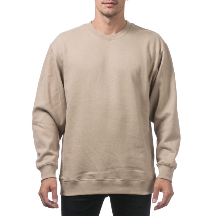 Pro Club Men's Heavyweight 13oz Crew Neck Fleece Pullover Sweatshirt
