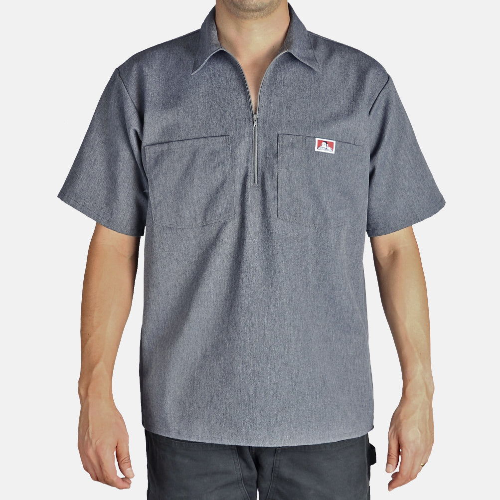1/2 ZIPPER S/S SOLID