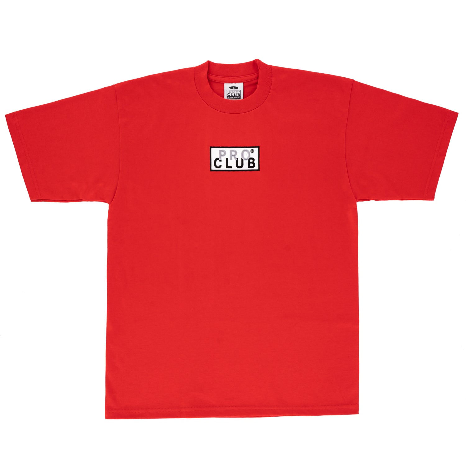 Pro Club Heavyweight Short Sleeve Embroidered Box Logo Tee