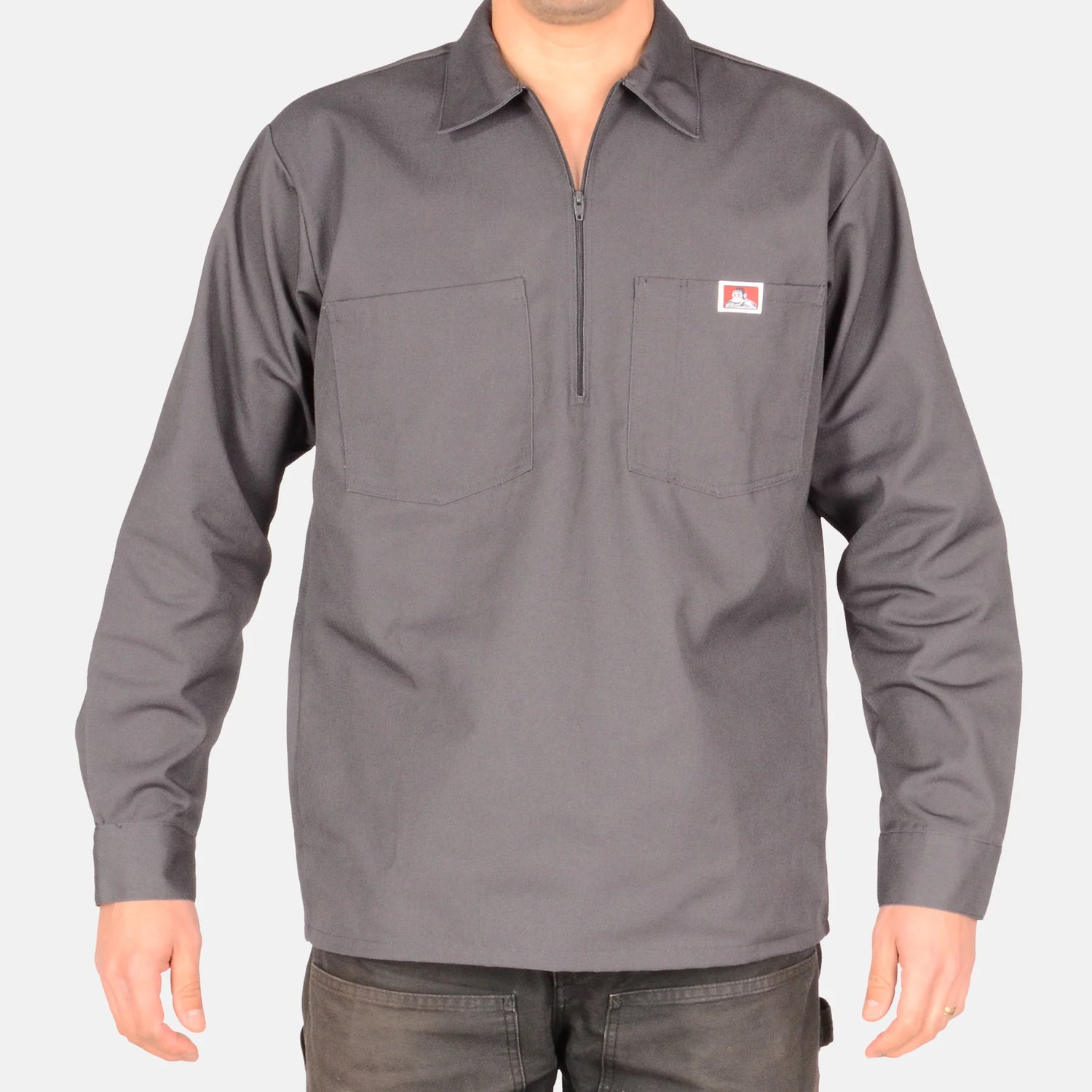 1/2 ZIPPER LONG SLEEVE SOLID