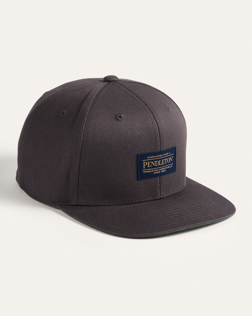 LOGO FLAT BRIM HAT