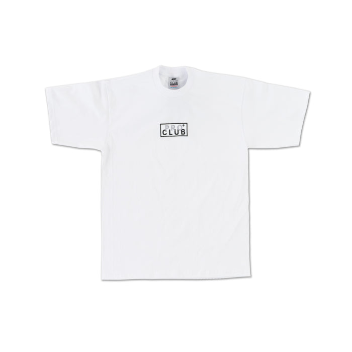 Pro Club Heavyweight Short Sleeve Embroidered Box Logo Tee