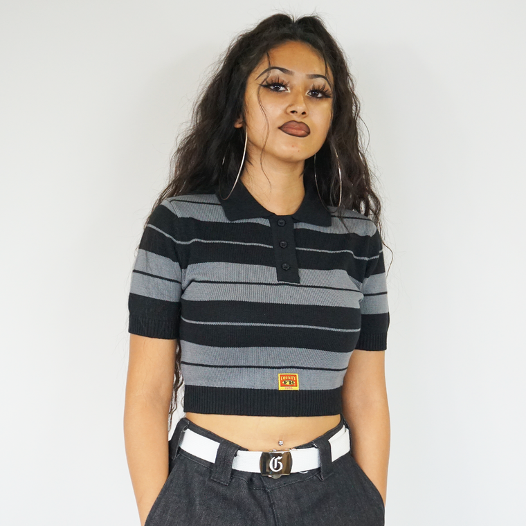 CHARLIE BROWN CROP TOP S/S