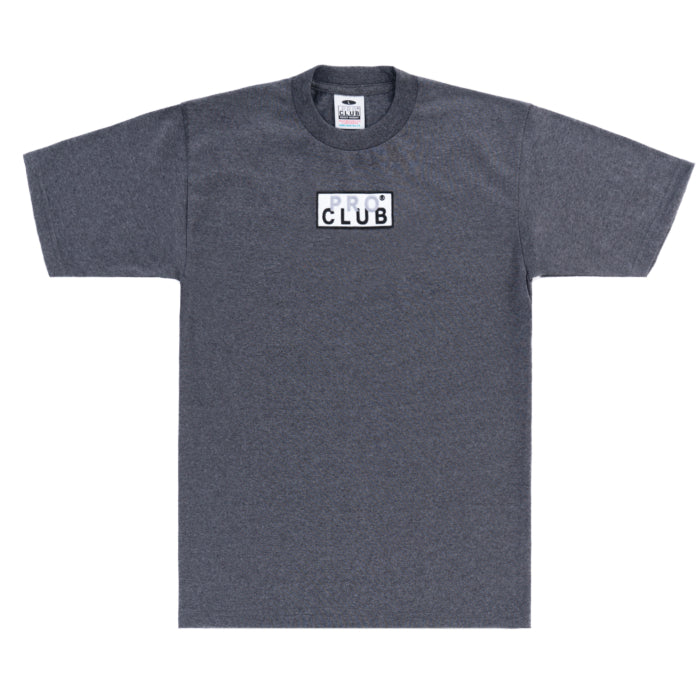 Pro Club Heavyweight Short Sleeve Embroidered Box Logo Tee