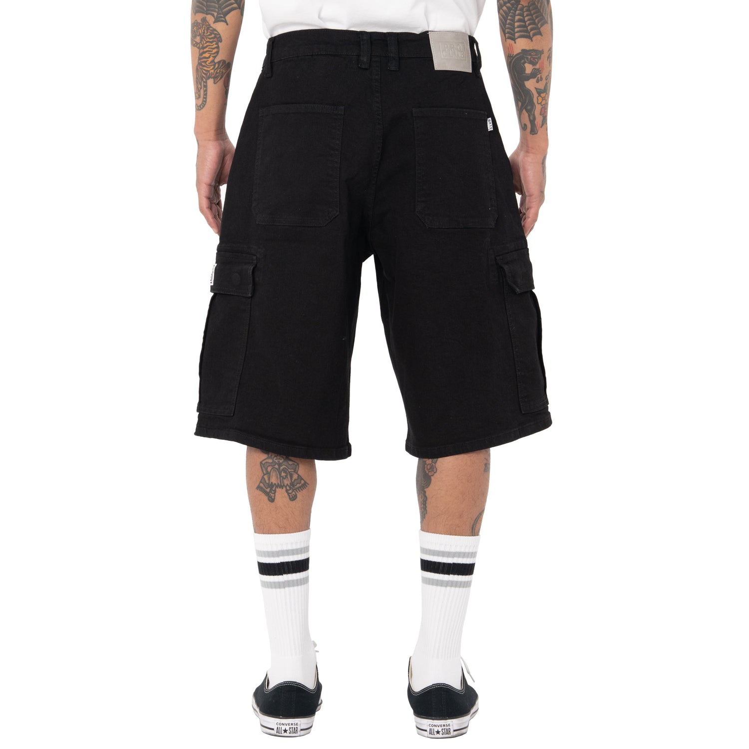 Pro Club Men's Baggy Denim Cargo Short