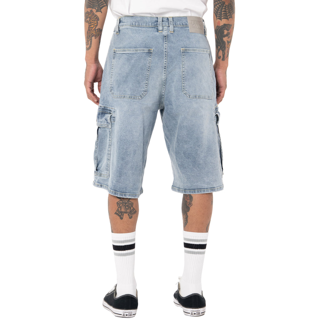 Pro Club Men's Baggy Denim Cargo Short