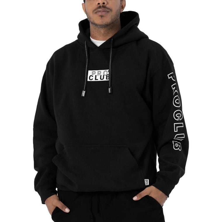 Embroidered Logo Heavyweight Pullover Hoodie