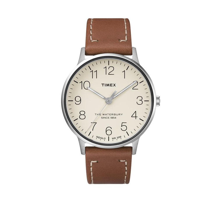 WATERBURY CLASSIC 40MM LEATHER WATCH