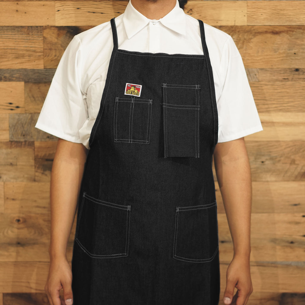 BEN DAVIS ORIGINAL APRON, BLACK