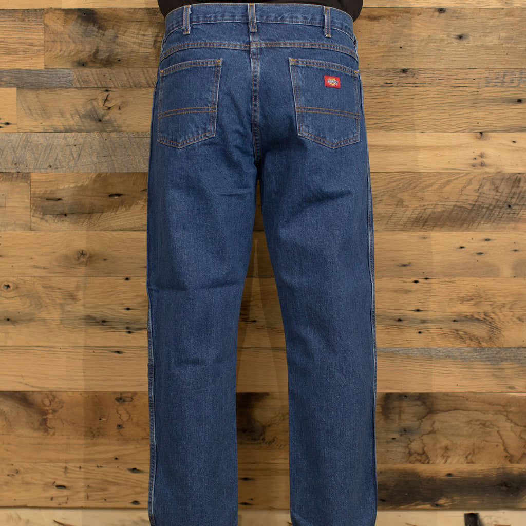 REGULAR STRAIGHT FIT 5-POCKET DENIM JEANS