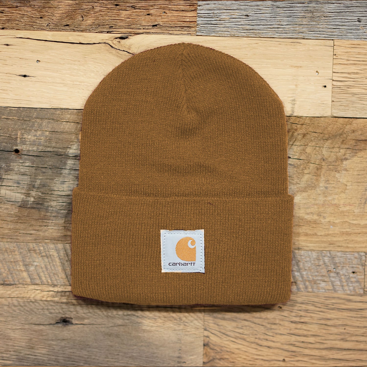 M ACRYLICK WATCH HAT, CARHARTT BROWN