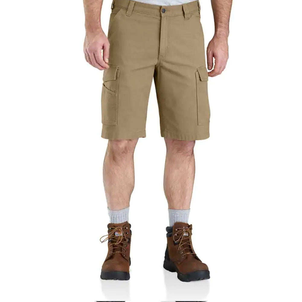 RELAXED FIT CANVAS CARGO SHORT