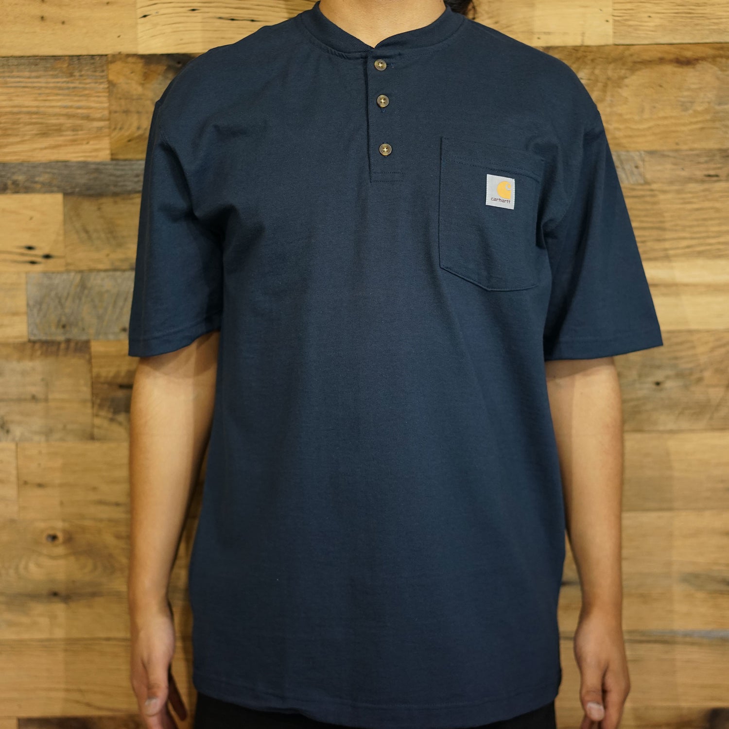 M WORKWEAR POCKET SS HENLEY