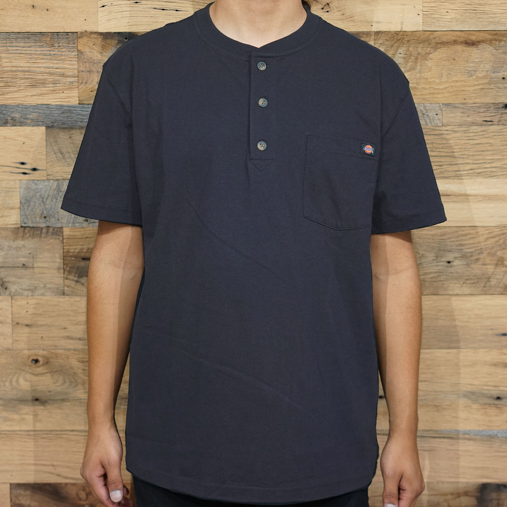 SHORT SLEEVE HEAVYWEIGHT HENLEY