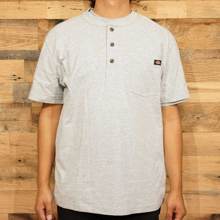 SHORT SLEEVE HEAVYWEIGHT HENLEY