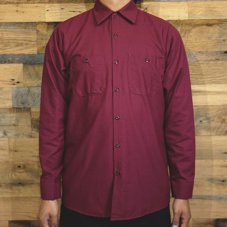 INDUSTRIAL L/S SOLID WORK SHIRT