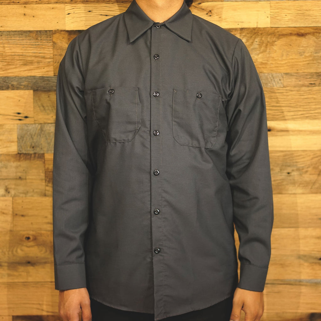 INDUSTRIAL L/S SOLID WORK SHIRT